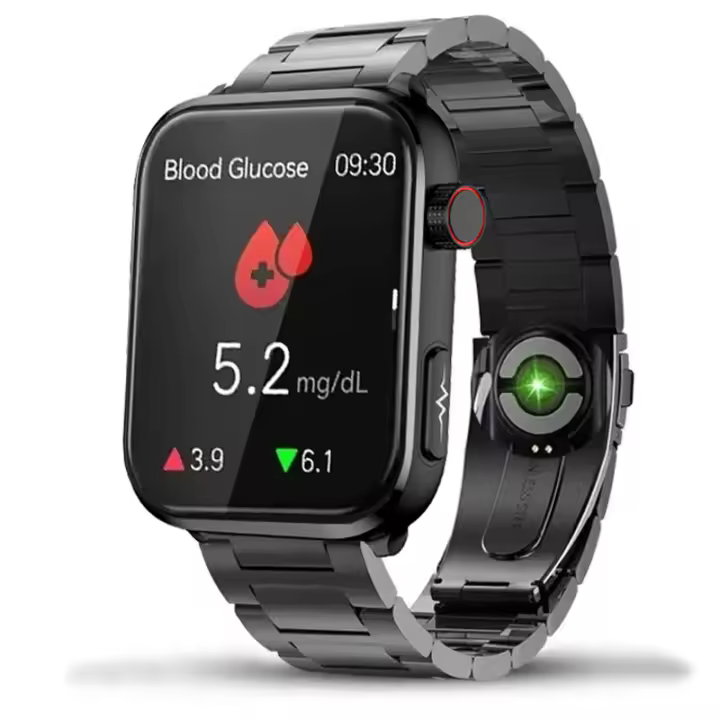 Reloj Inteligente de Fitness 2023 Nuevos Glúcidos y Ácidos de Sangre para Hombres con ECG+PPG Rastreador de Pulsera Bluetooth para Llamadas Monitor de Ritmo Cardíaco - 1
