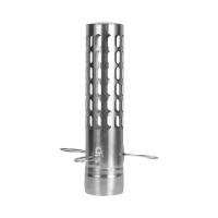 Piezas para tienda de campaña, accesorios portátiles para estufa de leña, tubo de chimenea, tapa de pararrayos de acero inoxidable - details 0