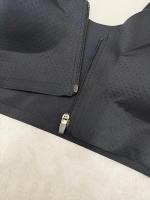 2 piezas Sujetadores Sin Costuras y Cómodos Push-Up para Mujeres - Cierre Frontal con Cremallera, Almohadillas Extraíbles, Mezcla de Nylon y Spandex, Estilo Deportivo, No Transparente - Azul Claro y Beige - details 1