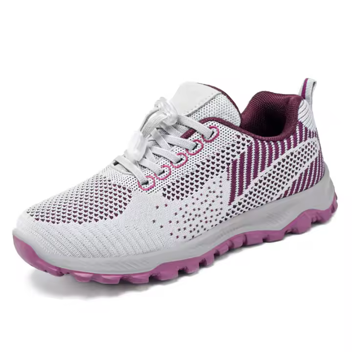 Zapatos deportivos con cordones de verano para mujer, zapatillas informales para correr, zapatos ligeros para mujer - 1