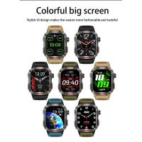 Reloj Inteligente Militar para Hombres Pulsera con Rastreo GPS, Bluetooth, Llamadas, Batería de 2024 Mah, Compás, Iluminación LED - details 17