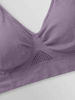 Sujetador deportivo con almohadillas incorporadas, transpirable, alta elasticidad, sin aros, perfecto para yoga, fitness, correr - details 19
