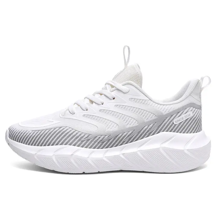 Nuevas zapatillas transpirables de malla, zapatillas de correr cómodas de suela blanda antideslizantes - 1