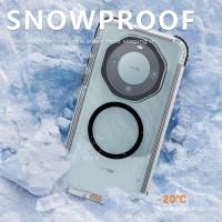 Funda de Deporte al Aire Libre para Huawei Mate 60 Pro Impermeable y Magnética 360 IP68 de IAOOPOO con Diseño Geométrico Transparente Compatible con Samsung - details 3