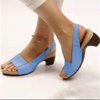 Sandalias de tacón alto para mujer, zapatos de verano - details 6