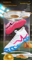 Mismo estilo para hombres y mujeres, zapatos de fútbol TFTurf, antideslizantes y resistentes al desgaste, combinables con todo. - details 1
