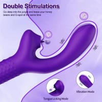 Vibrator Sucking Clitoris Productos para adultos Juguetes sexuales femeninos para mujeres Estimulador del clítoris del punto G Dildo Masturbador Máquina de lamer el succionador del clítoris - details 2