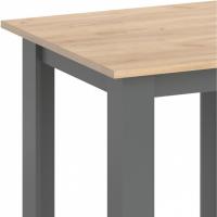 Mesa de comedor, roble dorado/gris, 80 x 80 cm - details 5