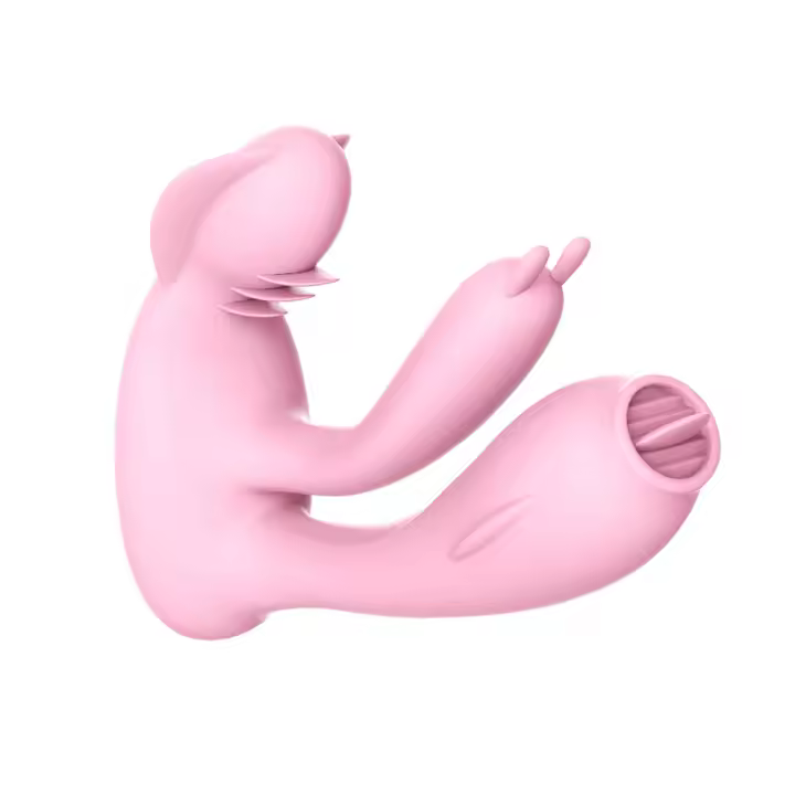 Vibrador Dildo para Mujeres Estimulador de Clítoris Masaje Vibrante en Lengua - 1