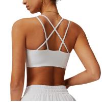 Sujetador deportivo ligero, transpirable y grueso para yoga y actividades de gimnasio para mujer - details 12