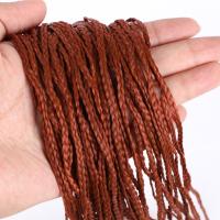 24 hebras/lote de extensiones de cabello con trenzas Zizi senegalesas largas, trenzas en caja de color marrón, pelo trenzado de ganchillo sintético gris - details 16