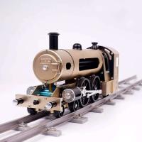 387 Uds DIY Boutique modelo mecánico de Metal juguete eléctrico pista de vapor pequeño tren conjunto de regalo para niños Kit de montaje - details 12