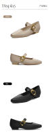 Zapatos Mary Jane vintage para mujer 2025, temperamento de alta gama para pies cansados, suelas suaves, hermosos tacones pequeños con faldas, zapatos individuales. - details 5