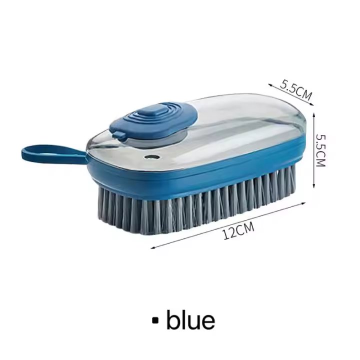 Cepillo de cocina para limpieza de fregadero, dispensador automático de fregadero y olla, cepillos de fregado líquido - 1