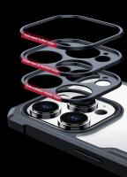 Funda iPhone 15 Pro Max a prueba de golpes para iPhone, carcasa protectora trasera transparente para iPhone 15 Pro Max, 13, 14, 15 Pro Plus, XUNDD - details 5