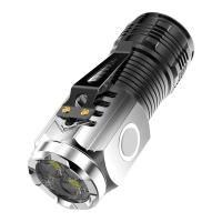 Linterna Táctica LED Impermeable, Carga Recargable por USB, 3 LED, Clip Magnético, Luz de Trabajo para Exteriores Ideal para Senderismo, Camping, Patrolamiento, Auto Reparación - details 2