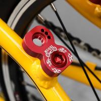 Piezas de bicicleta en forma de 8, asiento de extensión, media carga de coche, adaptador convertidor de freno Universal en V, aleación de aluminio, negro/rojo - details 10