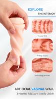 Masturbador masculino con ventosa de succión de presión al vacío, juguete sexual de silicona, Vagina, coño, mamada de bolsillo, productos para adultos - details 5