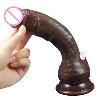 Juguete sexual Leten, consolador realista con correa, consolador de silicona de doble capa para juguetes sexuales, masturbación femenina del punto G, falso. - details 1