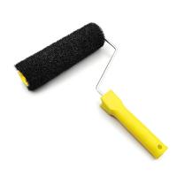 Cepillo De Rodillo De Fibra Negra De 9 Pulgadas Para Aplicación De Masilla Textura De Arte De Pared - Herramienta De Bricolaje Para Decoración Del Hogar, 9inc Negro Cepillo De Fibra Rodillo - details 5