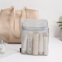 Bolsa de almacenamiento de nailon informal con cremallera, bolsa de malla, bolsas de aseo de mano multiusos para viaje - details 15