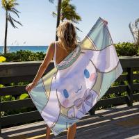 Cinnamorolls-accesorios de baño de playa grandes, toalla deportiva para gimnasio, toallas de microfibra de secado rápido para viaje, Sauna corporal - details 5
