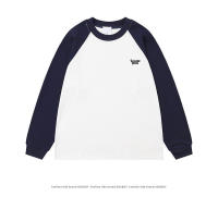 Suéter de manga larga con cuello redondo para hombre, suéter electrónico con estampado floral blanco y gris - details 2