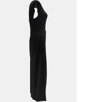 Invitada con un hombro largo y diseño de bloques de color Wo, estilo elegante, vestido de noche de boda de longitud media, vestido nquet para Wo, estilo, , - details 22