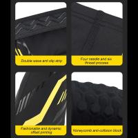 Coderas separadas a prueba de golpes, coderas largas dobles anticolisión, protector de compresión, cubierta de antebrazo de panal para baloncesto - details 4