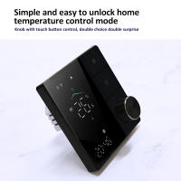 Termostato de aire acondicionado inteligente con WIFI, controlador de temperatura para refrigeración, calefacción, válvula termostática Programable, Google Home, Alex - details 1