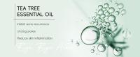 Juego de cuidado de la piel de árbol de té, juego de cuidado de la piel facial juvenil de 5 piezas, incluyendo limpiador facial, tóner, crema de gel, adecuado para adolescentes y hombres y mujeres - details 4
