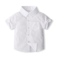 Conjunto de tirantes de manga corta para niños, ropa de tres piezas, estilo británico, Verano - details 1