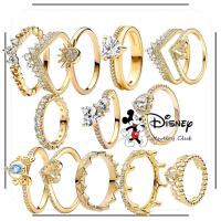 Anillo de amor con corona de princesa brillante de circonio, moderno y encantador, anillo Pandora Original, joyería exquisita, regalo DIY para mujer - details 0