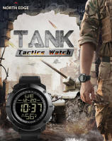 NORTH EDGE TANK reloj de hombre hora mundial 50 metros resistente al agua - details 0