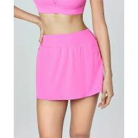 Falda deportiva de verano de cintura alta para mujer con bolsillo interior dividido, conjunto de golf para fitness y tenis - details 4