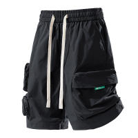 Nuevos pantalones cortos Cargo a la moda para hombre, pantalones cortos deportivos holgados con múltiples bolsillos para exteriores, pantalones cortos informales cómodos y transpirables de verano para hombre - details 5