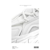 Zapatos De Deporte Para Hombre Moda Callejera Ligeros Y Cómodos Zapatillas De Gimnasio Con Cordones Blanco Plataforma Entrenadores - details 2