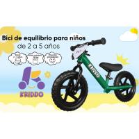 KRIDDO Bicicleta de equilibrio para niños de 2 a 5 años (Bicicletas sin pedales)