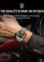 Reloj de Pulsera Mecánico Automático de Lujo Premium Acero Inoxidable, Resistente al Agua, Luminoso con Fecha - details 12