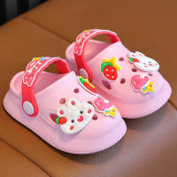 Sandalias para niñas, bebés de conejo antideslizantes con suelas suaves para uso interior de verano, zapatillas frescas de suela blanda para niños - details 9