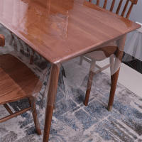 Estera impermeable cubierta de mesa de plástico mantel de vinilo Protector de almohadilla de escritorio fácil de limpiar - details 9