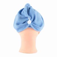 Secador de toallas con turbante de bambú de 23x56cm, toallas de baño para Spa, secador de salón, toalla de secado rápido, secado de cabello mágico - details 1