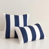 Funda de Almohada de Algodón Puro Patrón de Ondas Cubierta de Cojín Suave para Cama y Sofá - details 2