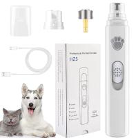 Electric Dogs Nail Grinder with LED Light Polisher Wheel Pet Nail Clipper USB Rechargeable Pet Nail Trimmers Suit for Cat or Dog - details 14