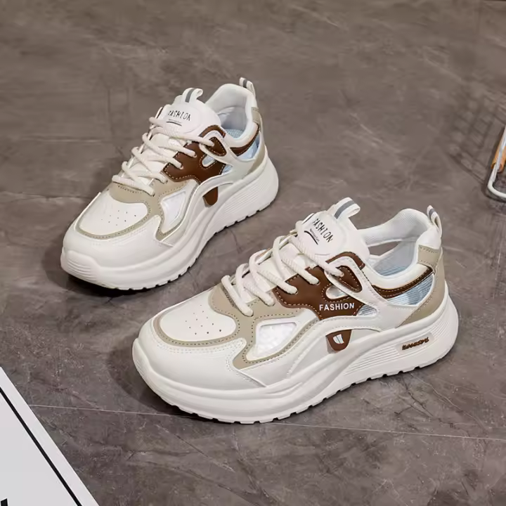 Zapatillas de Mujer Tejidas al Viento de Estilo Coreano Nuevas en Verano 2025 - 1