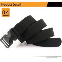 Cinturón Casual de Nylon para Hombres Hecho en China Estilo Plano Ideal para Aventura al Aire Libre y Commuter - details 7
