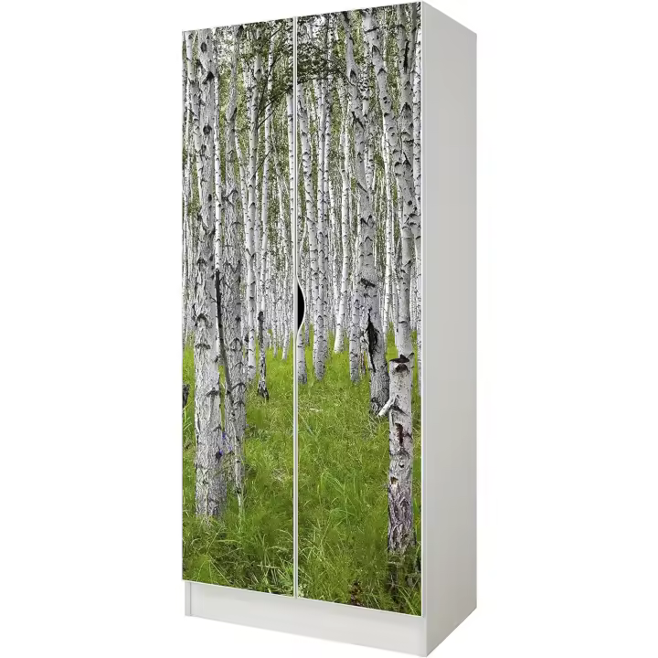 Puertas Correderas Blancas para Niños Dimensión 70 x 42,5 x 161,5 cm Ideal para Guardería Dormitorio - 1