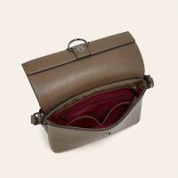 Bolso bandolera de gran capacidad para mujer con cierre de cremallera - Bolso de hombro convertible elegante, correa ajustable, disponible en marrón/beige/negro/caramelo - Bolso formal y diario de cuero sintético para mujer, bolso bandolera, accesorio de - details 5