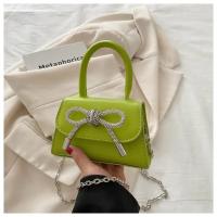 Mini bolsa de hombro con cordones para mujeres, correa de hombro para mujeres, solapa de cuero PU, cadena, moda - details 17