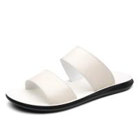 Chanclas de hombre, chanclas casuales de moda, sandalias de playa antideslizantes de suela plana para exterior - details 1